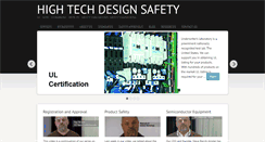 Desktop Screenshot of hightechdesignsafety.com